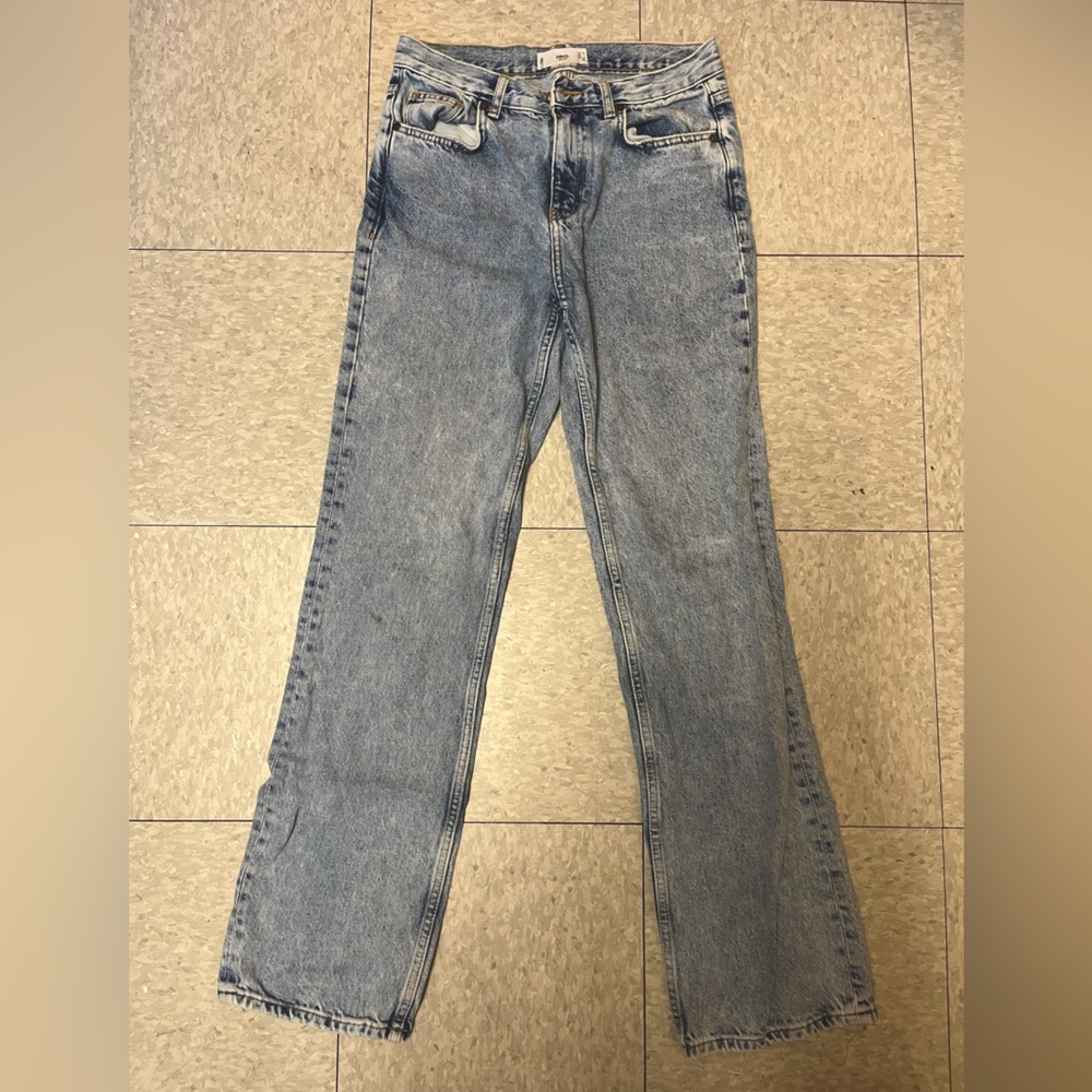Mango Baggy Jeans in Medium-Light Wash